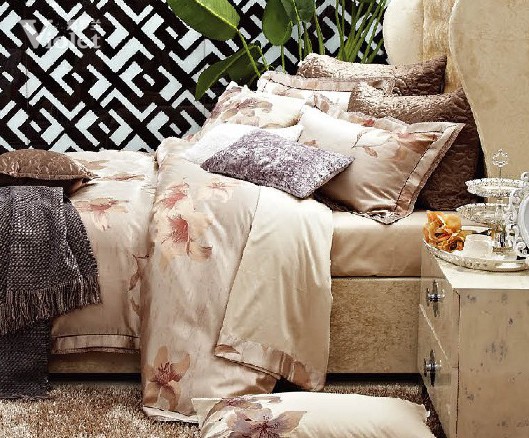 品牌床上用品浪漫紫羅蘭花語