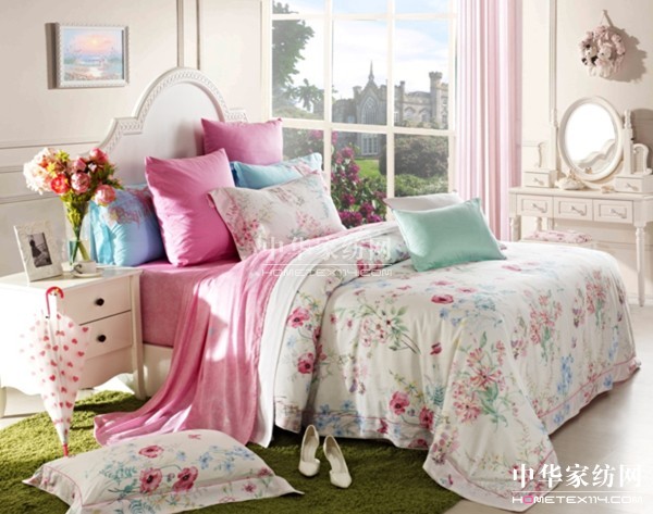 HOdo紅豆家紡:春季新品為您布置臥室花海